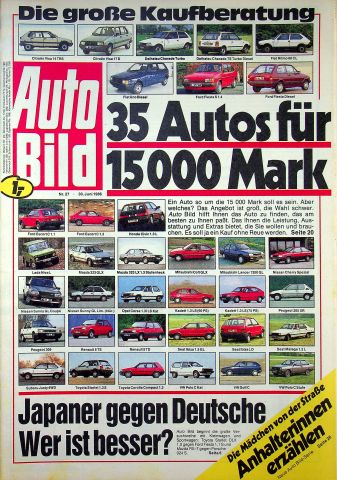 Deckblatt Auto Bild (27/1986)
